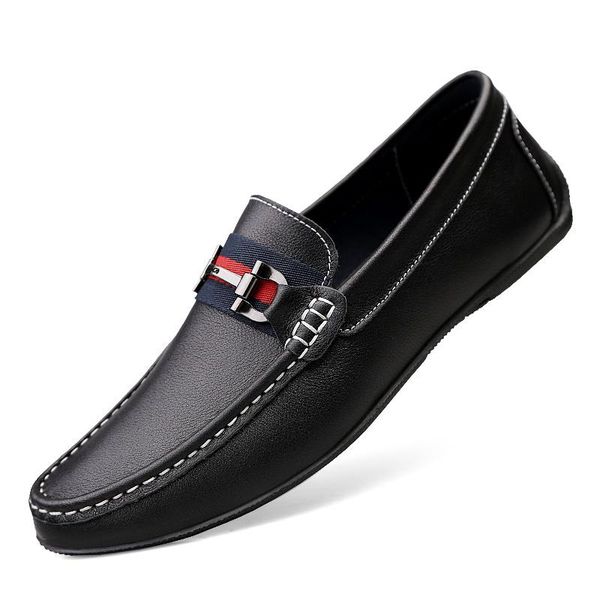 dress shoes brand men boat plus size loafers genuine leather men's formal outdoor flat driving, Black
dress shoes brand men boat plus size loafers genuine leather men's formal outdoor flat driving, Black
