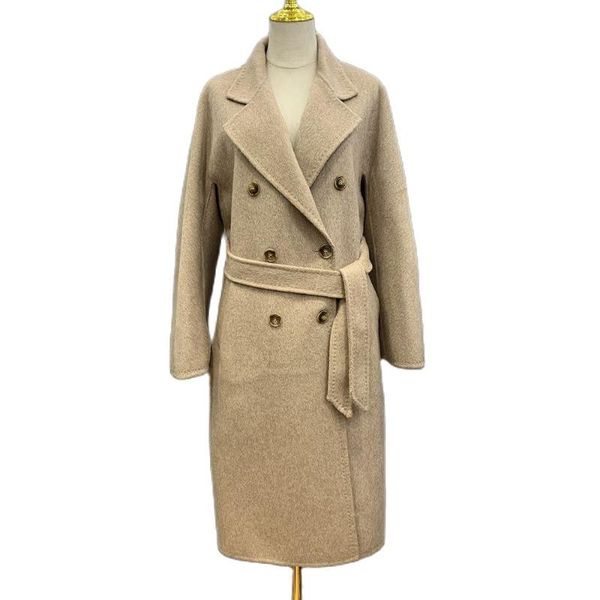 women's fur & faux autumn winter office women elegant chic wool coats double breasted belt long sleeve pockets turn down collar outerwe, Black
women's fur & faux autumn winter office women elegant chic wool coats double breasted belt long sleeve pockets turn down collar outerwe, Black