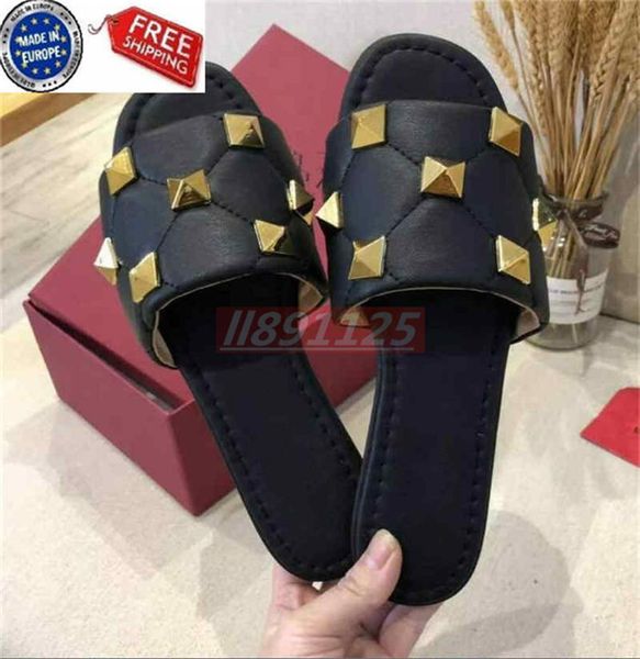 superstar brand rivet slippers female chinese outside wear slippers go with flip-flops lazy leather slippers 668, Black
superstar brand rivet slippers female chinese outside wear slippers go with flip-flops lazy leather slippers 668, Black