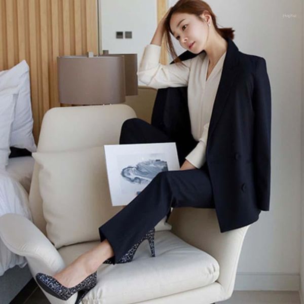 two piece dress suit women 2021 spring and autumn fashion temperament overalls small jacket wide leg pants two-piece wild loose clothes, White
two piece dress suit women 2021 spring and autumn fashion temperament overalls small jacket wide leg pants two-piece wild loose clothes, White