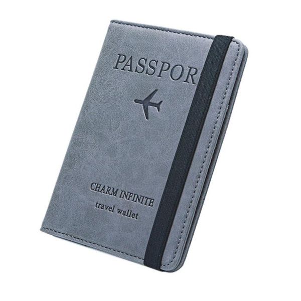 card holders fashion women men pu leather travel passport holder money wallet id multifunction documents flight license purse, Brown;gray 
card holders fashion women men pu leather travel passport holder money wallet id multifunction documents flight license purse, Brown;gray