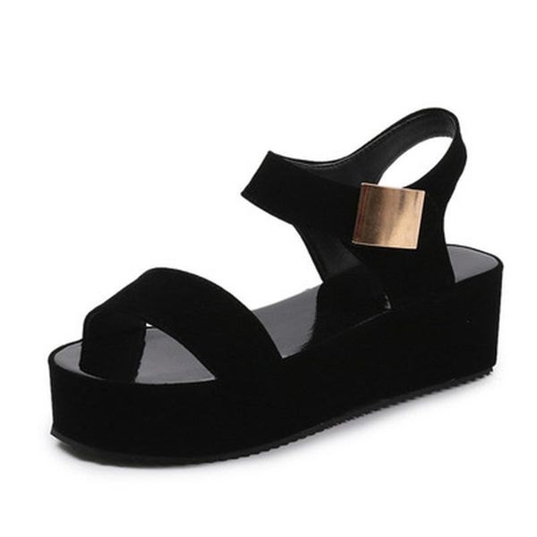 dress shoes 2021 sandals women summer woman wedges platform fashion fish mouth rome, Black
dress shoes 2021 sandals women summer woman wedges platform fashion fish mouth rome, Black