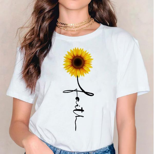 women lady womens sunflower floral faith letter clothing t-shirts 90s short sleeve print graphic t shirt female tee t-shirt, White
women lady womens sunflower floral faith letter clothing t-shirts 90s short sleeve print graphic t shirt female tee t-shirt, White