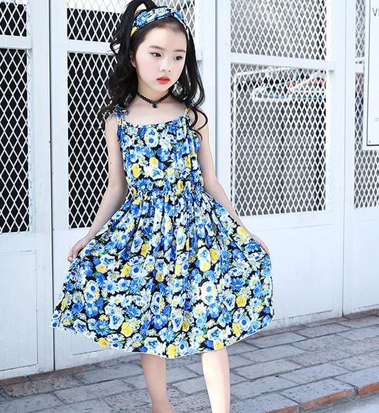 girl's dresses girls summer pastoral baby clothes floral fresh large printing tape harness dress 3-12 years girl, Red;yellow
girl's dresses girls summer pastoral baby clothes floral fresh large printing tape harness dress 3-12 years girl, Red;yellow