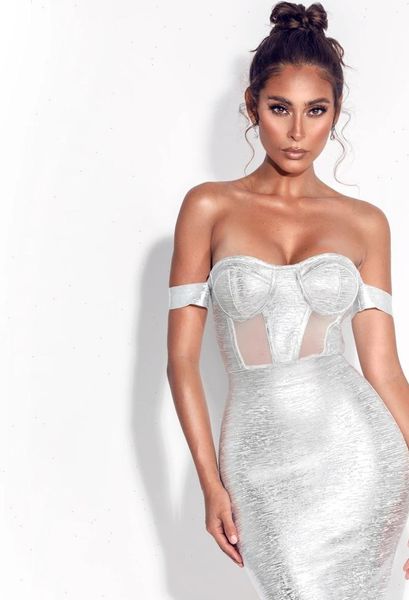 irreplaceable off shoulder black silver metallic bandage dress lady bodycon pencil women dress vestidos drop shipping, Black;gray
irreplaceable off shoulder black silver metallic bandage dress lady bodycon pencil women dress vestidos drop shipping, Black;gray