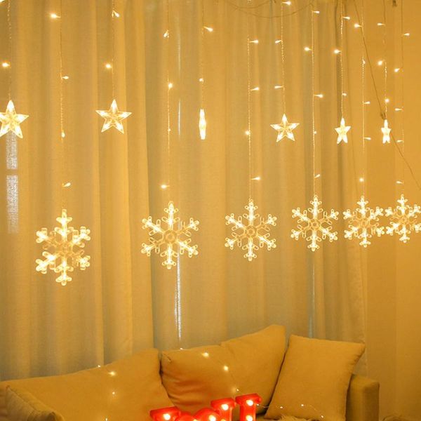 christmas snowflake fairy string lights year garland curtain lamp holiday decoration for home bedroom window strings led
christmas snowflake fairy string lights year garland curtain lamp holiday decoration for home bedroom window strings led