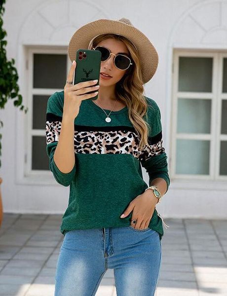 women's t-shirt loose t-shirts women jumpers long sleeve woman pullovers autumn blazers o-neck female leopard patchwork tee shirt c005, White
women's t-shirt loose t-shirts women jumpers long sleeve woman pullovers autumn blazers o-neck female leopard patchwork tee shirt c005, White