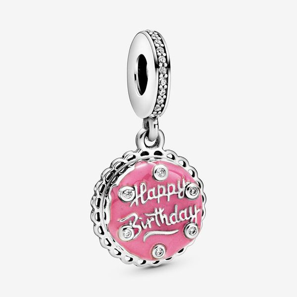 fashion 925 sterling silver beads pink birthday cake dangle charms fit original pandora bracelets women diy jewelry, Black
fashion 925 sterling silver beads pink birthday cake dangle charms fit original pandora bracelets women diy jewelry, Black