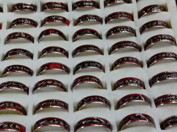 europe fashion pattern mood ring english letters change color rings mix size, Silver
europe fashion pattern mood ring english letters change color rings mix size, Silver