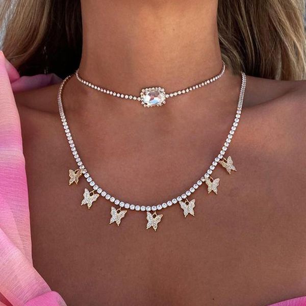 pendant necklaces stonefans luxury rhinestone butterfly necklace for women statement green crystal choker tennis chain party jewelry gift, Silver
pendant necklaces stonefans luxury rhinestone butterfly necklace for women statement green crystal choker tennis chain party jewelry gift, Silver