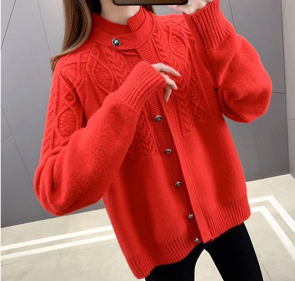 women's knits & tees 2021 spring and autumn winter with style fashion long sleeve sweater coat, White
women's knits & tees 2021 spring and autumn winter with style fashion long sleeve sweater coat, White