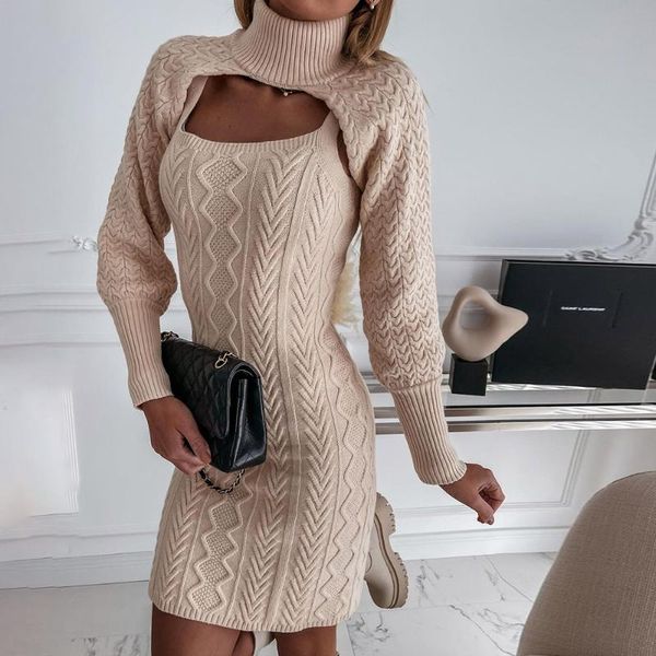 casual dresses fall plain sweater dress straight knitted autumn winter midi robe spaghetti strap chic fashion pullover femme vestidos, Black;gray
casual dresses fall plain sweater dress straight knitted autumn winter midi robe spaghetti strap chic fashion pullover femme vestidos, Black;gray