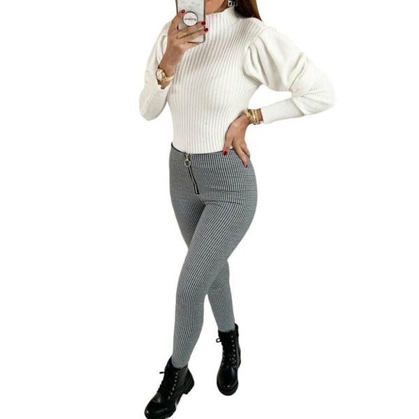 women's pants & capris 2021 women slim fit high waist front zipper long leggings trousers fashion plaids casual pencil fall clothing fe, Black;white
women's pants & capris 2021 women slim fit high waist front zipper long leggings trousers fashion plaids casual pencil fall clothing fe, Black;white