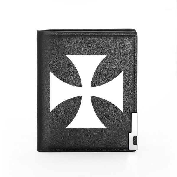 wallets classic fashion cross theme printing men's wallet leather purse for male holder short slim bifold1, Red;black 
wallets classic fashion cross theme printing men's wallet leather purse for male holder short slim bifold1, Red;black