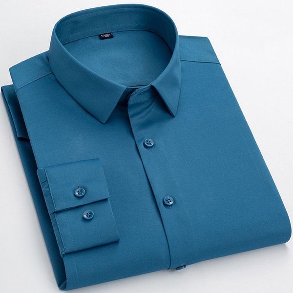 men's dress shirts plus size anti-wrinkle men long sleeve stretch shirt soft formal social solid color business work smart casual, White;black
men's dress shirts plus size anti-wrinkle men long sleeve stretch shirt soft formal social solid color business work smart casual, White;black
