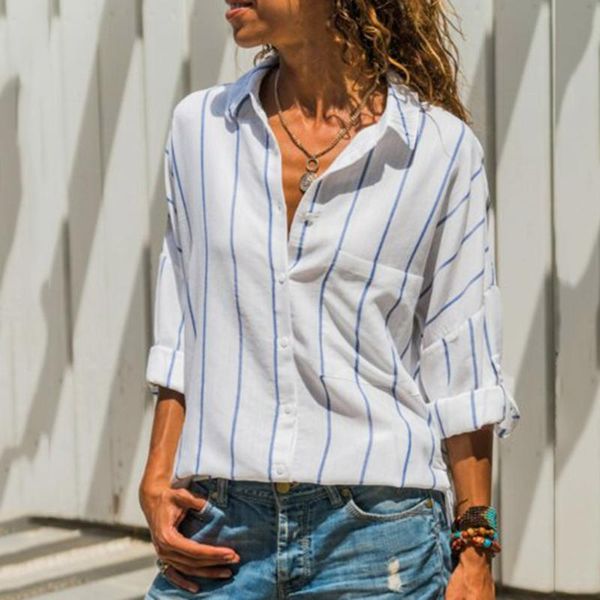 new style popular women clothes striped printing long sleeve womens blouses fashion female knit sleeve shirts soft blouse, White
new style popular women clothes striped printing long sleeve womens blouses fashion female knit sleeve shirts soft blouse, White