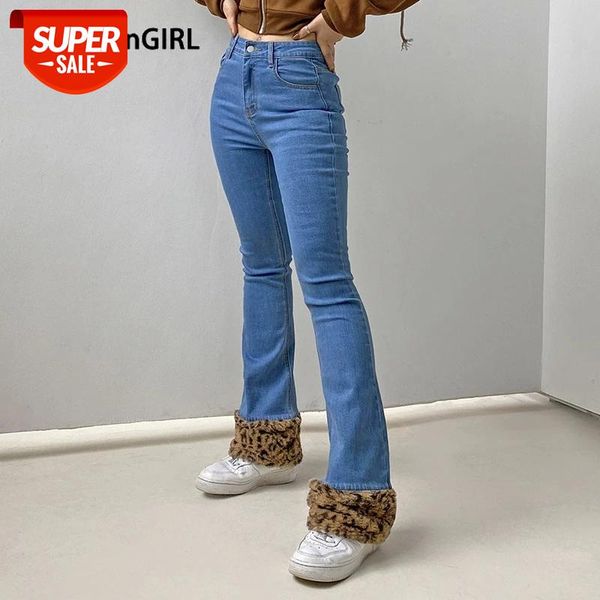 heyoungirl patchwork furry skinny flare pants women casual blue high waist jeans trousers ladies fashion long joggers streetwear #zc4k, Black;white
heyoungirl patchwork furry skinny flare pants women casual blue high waist jeans trousers ladies fashion long joggers streetwear #zc4k, Black;white