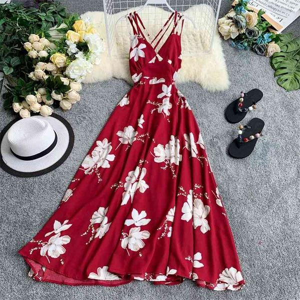 summer wear retro printed backless dress v-neck cross holiday beach women vestidos l502 210527, Black;gray
summer wear retro printed backless dress v-neck cross holiday beach women vestidos l502 210527, Black;gray