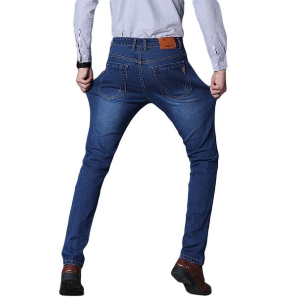 men's jeans spring and autumn korean men's denim trousers men straight leg pants stretch slim casual male size 28-40, Blue
men's jeans spring and autumn korean men's denim trousers men straight leg pants stretch slim casual male size 28-40, Blue