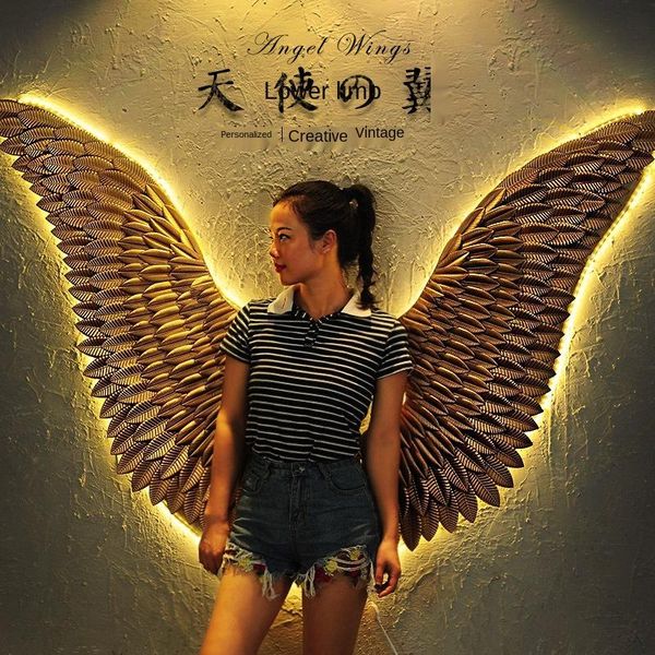 decorative objects & figurines large ancient iron wall decoration angel wings with led creative retro bar cafe decor. home decor accessories
decorative objects & figurines large ancient iron wall decoration angel wings with led creative retro bar cafe decor. home decor accessories