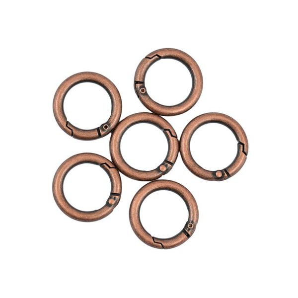 napkin rings 6x rose gold alloy round spring snap hooks clip handbag purse shoulder strap
napkin rings 6x rose gold alloy round spring snap hooks clip handbag purse shoulder strap