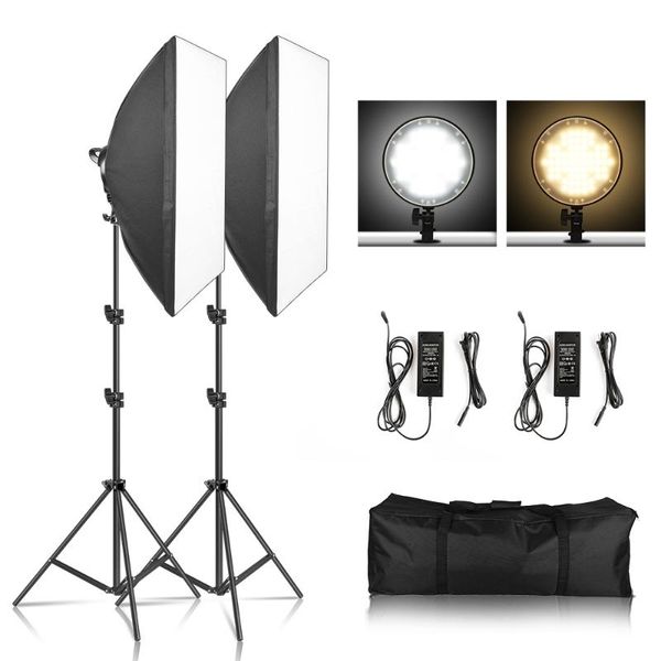 continuous lighting 2 color adjustable led softbox kit 45w light box with 2m tripiod for po studio video
continuous lighting 2 color adjustable led softbox kit 45w light box with 2m tripiod for po studio video