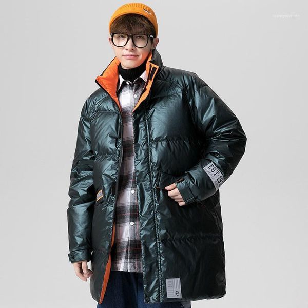 men's down & parkas winter fashion long padded jacket for young men warm daily puffer coat1, Black
men's down & parkas winter fashion long padded jacket for young men warm daily puffer coat1, Black