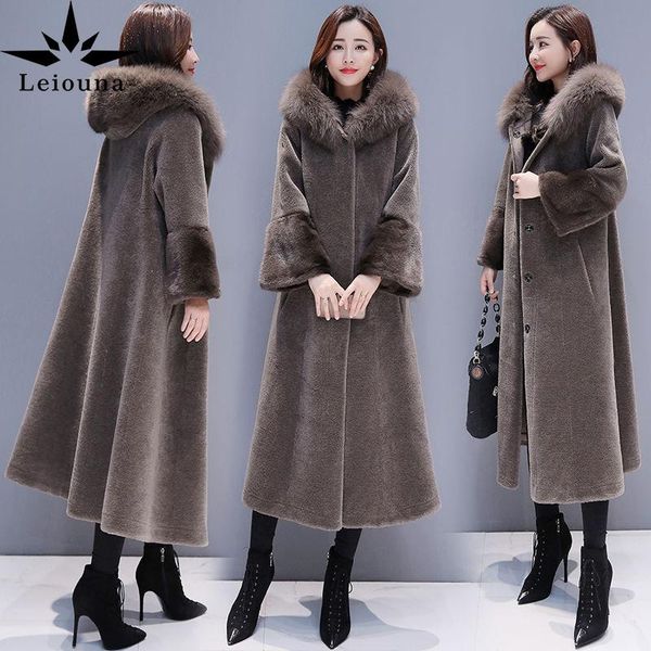 women's fur & faux x-long office lady 2021 fashion women winter fshion with hood single breasted wide-waisted warm jackets, Black
women's fur & faux x-long office lady 2021 fashion women winter fshion with hood single breasted wide-waisted warm jackets, Black