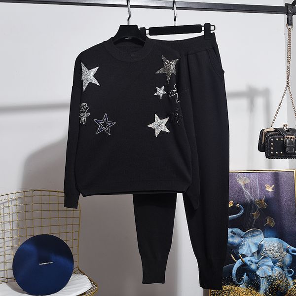 2021 New Spring Long Sleeve Black Tassel Neck Sequins Loose Nightgown Casual Pants Set of Two Female Workout Suits 5c82, Gray
2021 New Spring Long Sleeve Black Tassel Neck Sequins Loose Nightgown Casual Pants Set of Two Female Workout Suits 5c82, Gray