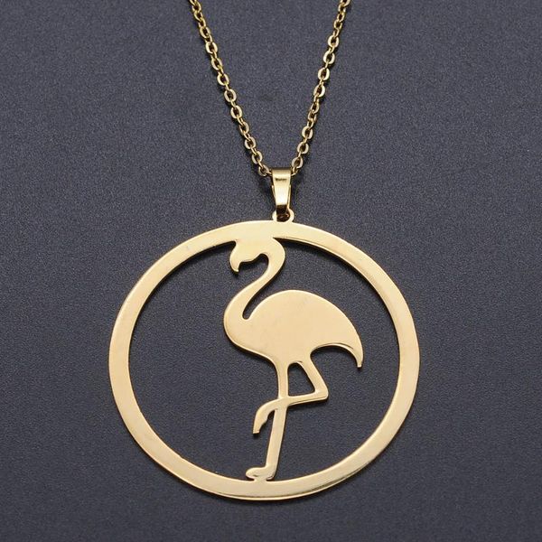 pendant necklaces flamingo stainless steel charm necklace for women dainty drop fashion jewelry wholesale, Silver
pendant necklaces flamingo stainless steel charm necklace for women dainty drop fashion jewelry wholesale, Silver