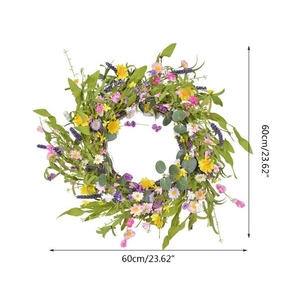 artificial daisy spring flower wreath large decoration for wedding front door
artificial daisy spring flower wreath large decoration for wedding front door