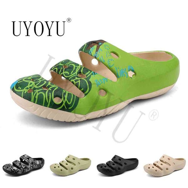 80% factory online 35~46 summer fashion sandals men clogs slippers soft bottom beach mens clog comfortable breathable, Black
80% factory online 35~46 summer fashion sandals men clogs slippers soft bottom beach mens clog comfortable breathable, Black