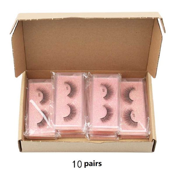 false eyelashes 3d imitation mink set with color base card 10 pairs of natural
false eyelashes 3d imitation mink set with color base card 10 pairs of natural