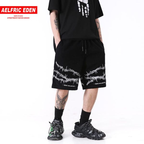 aelfric eden summer vintage thorn printed corduroy shorts men hip hop fashion casual joggers streetwear knee length harem short, White;black
aelfric eden summer vintage thorn printed corduroy shorts men hip hop fashion casual joggers streetwear knee length harem short, White;black