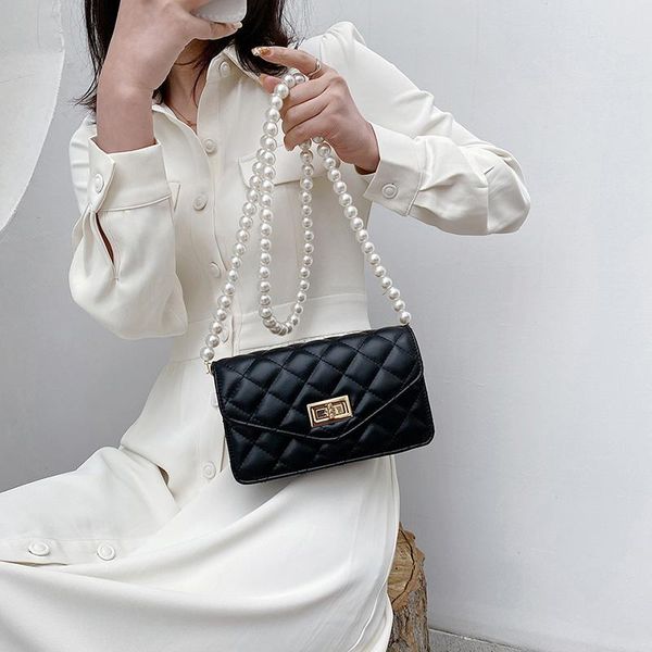 shoulder bags 2021 women mini pearl chain messenger handbag pu leather diamond pattern female crossbody bag
shoulder bags 2021 women mini pearl chain messenger handbag pu leather diamond pattern female crossbody bag