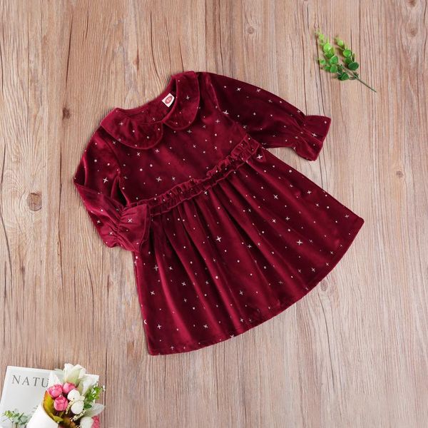 baby girl's dress print round neck long sleeve back button dress for holiday birthday party, Red;yellow
baby girl's dress print round neck long sleeve back button dress for holiday birthday party, Red;yellow