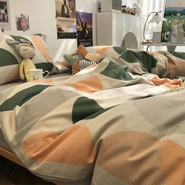 bedding sets fashion simple green geometric grey set,nordic cotton full king home textile bed sheet pillow case duvet cover
bedding sets fashion simple green geometric grey set,nordic cotton full king home textile bed sheet pillow case duvet cover