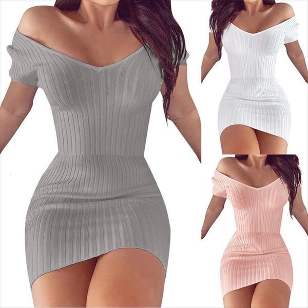 sales v neck womens dresses off shoulder short sleeve ribbed party mini bodycon, Black;gray
sales v neck womens dresses off shoulder short sleeve ribbed party mini bodycon, Black;gray