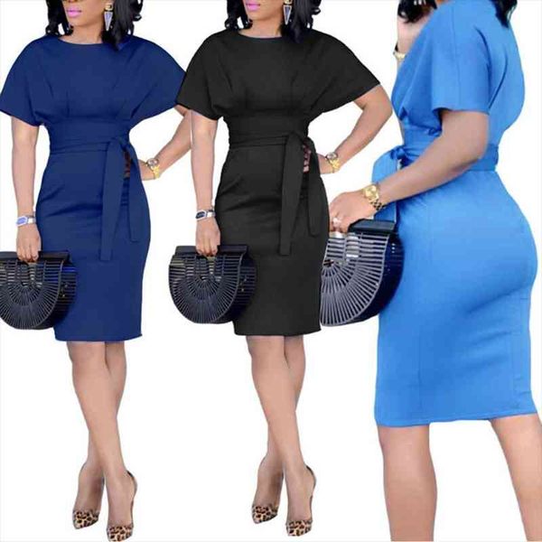 vestidos summer solid color womens dresses short sleeve o neck belt cocktail bodycon knee length for lady, Black;gray
vestidos summer solid color womens dresses short sleeve o neck belt cocktail bodycon knee length for lady, Black;gray