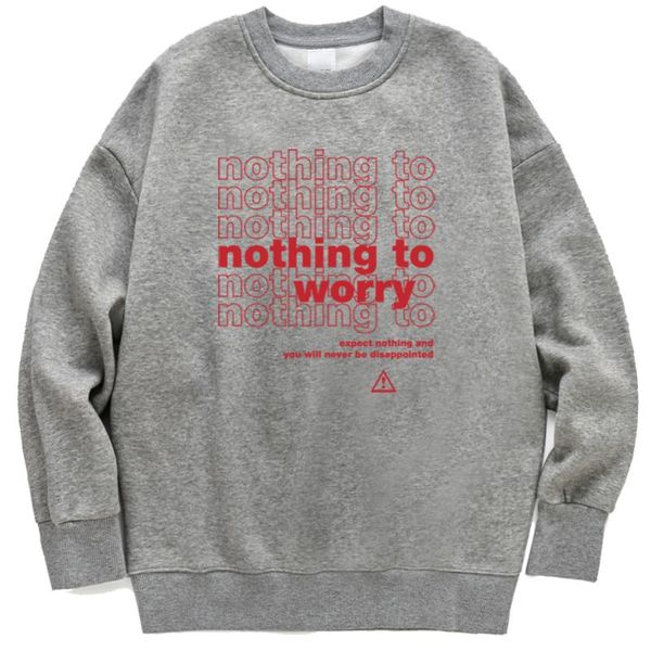 women's hoodies & sweatshirts nothing to worry printing womens hoody fashion fleece women harajuku style o-neck pullover, Black
women's hoodies & sweatshirts nothing to worry printing womens hoody fashion fleece women harajuku style o-neck pullover, Black