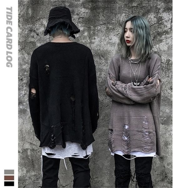 autumn and winter new broken hole lazy wind sweater men's and women's fashion brand loose hip hop pullover sweater gdy_ yh_yh_yh_c, White;black
autumn and winter new broken hole lazy wind sweater men's and women's fashion brand loose hip hop pullover sweater gdy_ yh_yh_yh_c, White;black