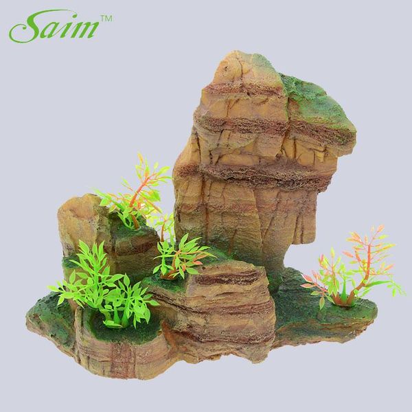 decorations saim resin stone fish tank decorative aquarium mountain view rock ornament artificial rockery for decoration
decorations saim resin stone fish tank decorative aquarium mountain view rock ornament artificial rockery for decoration