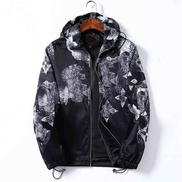 fashion men's spring and autumn jacket 2021 casual black print baseball uniform thin section slim trend plus size men, Black;brown
fashion men's spring and autumn jacket 2021 casual black print baseball uniform thin section slim trend plus size men, Black;brown