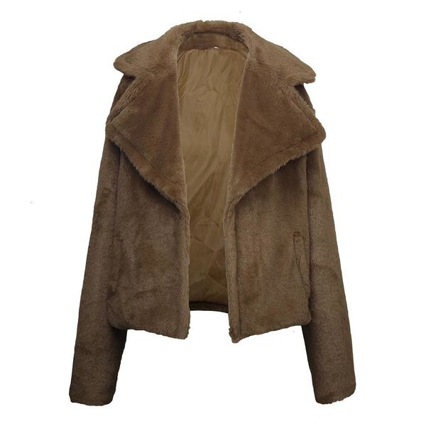 women 2021 faux fur jackets winter warm ffy elegant turn down collar cropped coats fashion park new w7ku, Black
women 2021 faux fur jackets winter warm ffy elegant turn down collar cropped coats fashion park new w7ku, Black