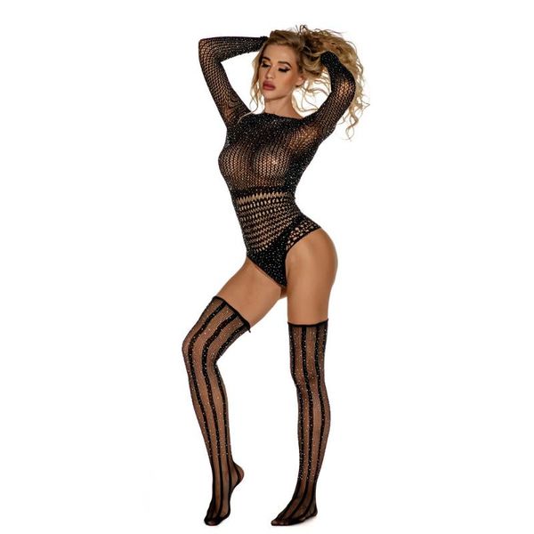 women's jumpsuits & rompers bkd rhinestone mesh see-through bodysuits with socks women clothes hollow out backless long sleeve one piec, Black;white
women's jumpsuits & rompers bkd rhinestone mesh see-through bodysuits with socks women clothes hollow out backless long sleeve one piec, Black;white