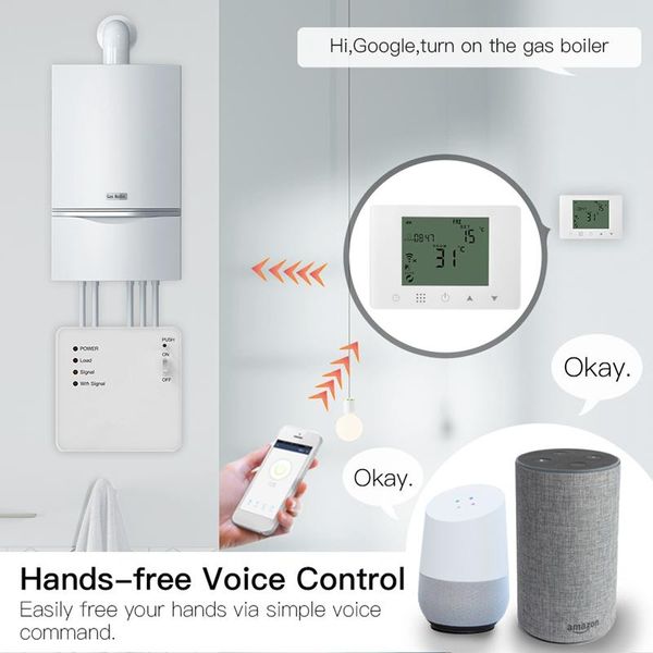 smart home control wifi temperature controller wall-hung gas boiler heating thermostat compatible for google alexa
smart home control wifi temperature controller wall-hung gas boiler heating thermostat compatible for google alexa