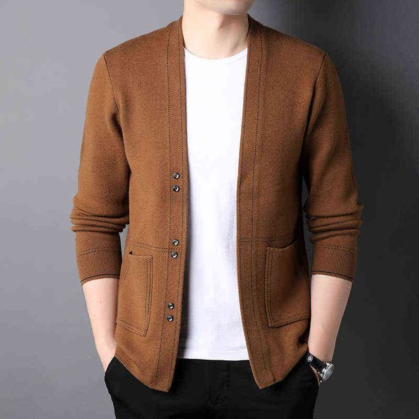 luxury party jackets men's cardigan coat 2021 autumn winter men's knitted et middle-aged and youth fashion slim sweater, Black
luxury party jackets men's cardigan coat 2021 autumn winter men's knitted et middle-aged and youth fashion slim sweater, Black