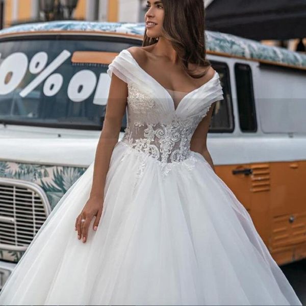 other wedding dresses a line lace bride dress boho pleats off the shoulder 2021 corset back party gowns custom made, White
other wedding dresses a line lace bride dress boho pleats off the shoulder 2021 corset back party gowns custom made, White
