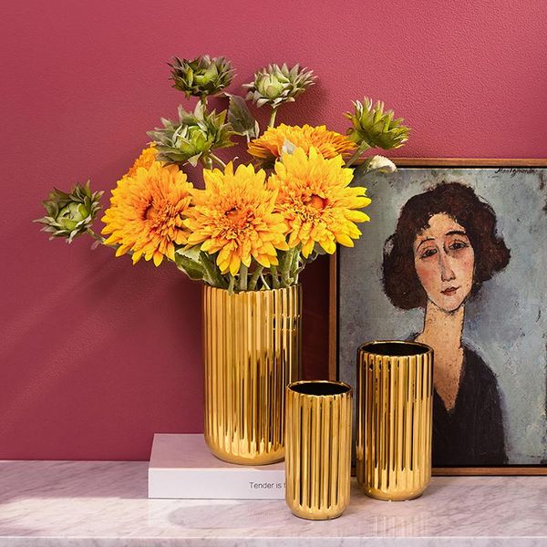 vases nordic home decor modern living room household vase golden ceramic porch office accessories gifts
vases nordic home decor modern living room household vase golden ceramic porch office accessories gifts