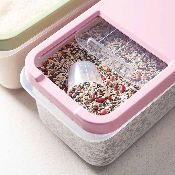 storage bottles & jars 2021 40cm kitchen rice box grain container organizer large plastic flour boxes dust-proof moisture
storage bottles & jars 2021 40cm kitchen rice box grain container organizer large plastic flour boxes dust-proof moisture